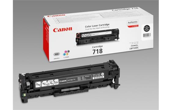 879733 Canon 2662B002 Toner CANON 718BK 3.4K sort 